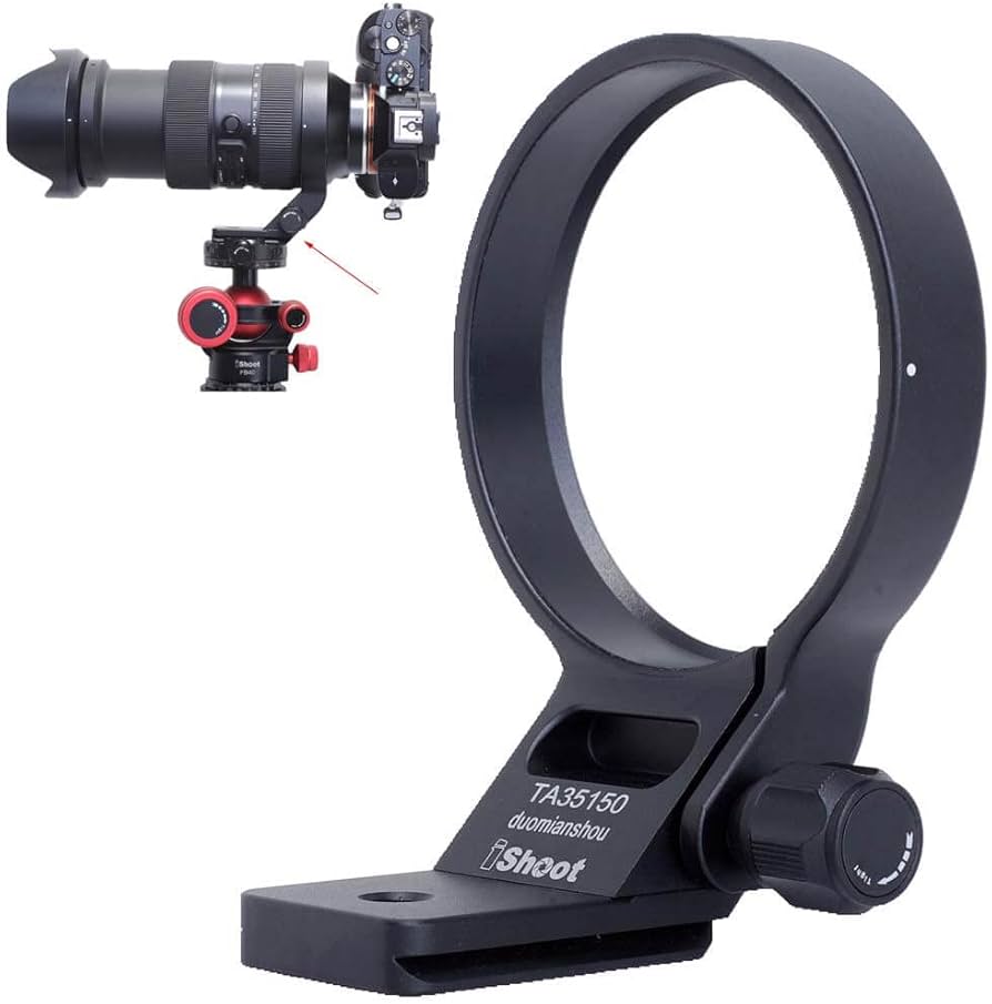 Amazon.com : iShoot Tripod Mount Ring Lens Collar Compatible with