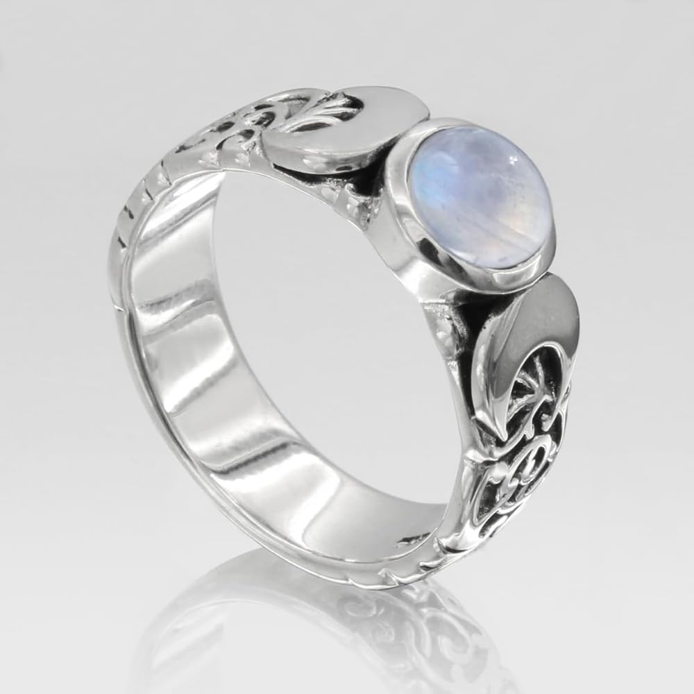 Amazon.com: Moonlight Mysteries Sterling Silver Triple Crescent