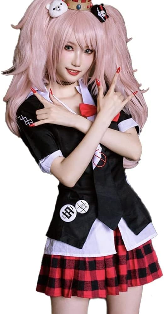 Amazon.co.jp: [KONRO] 江ノ島盾子 コスプレ衣装 【ウィッグ付き