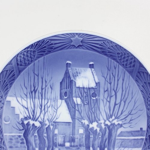 1946年 ロイヤルコペンハーゲン イヤープレート 「村の教会」 北欧