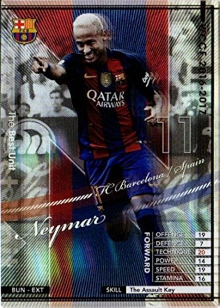 Amazon.co.jp: WCCF【16-17 / BUN-EXT】ネイマール : スポーツ＆アウトドア