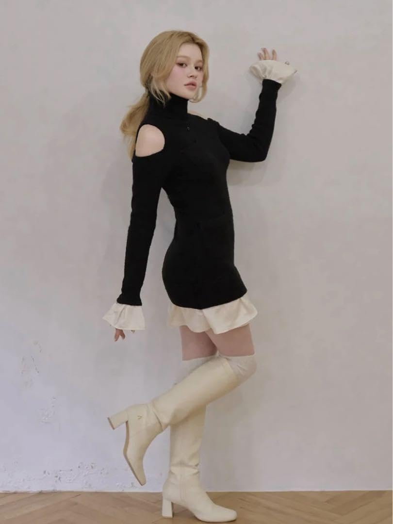 Amazon.co.jp: アンドマリー andmary Demi knit mini dress : 文房具