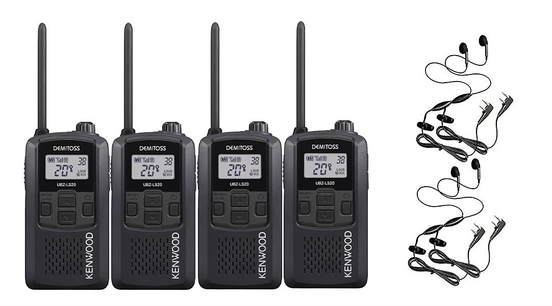 M2786-115-89】トランシーバー 4台セット 無線機 免許不要 本体 M2786