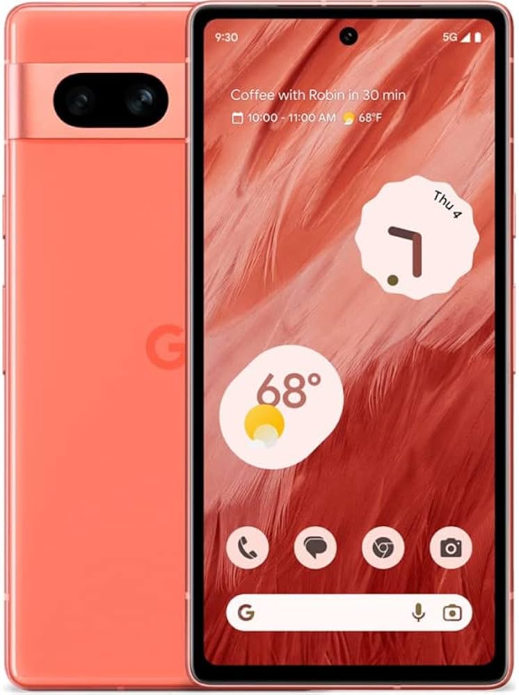 Amazon.com: Google Pixel 7a 5G, US Version, 128GB, Coral