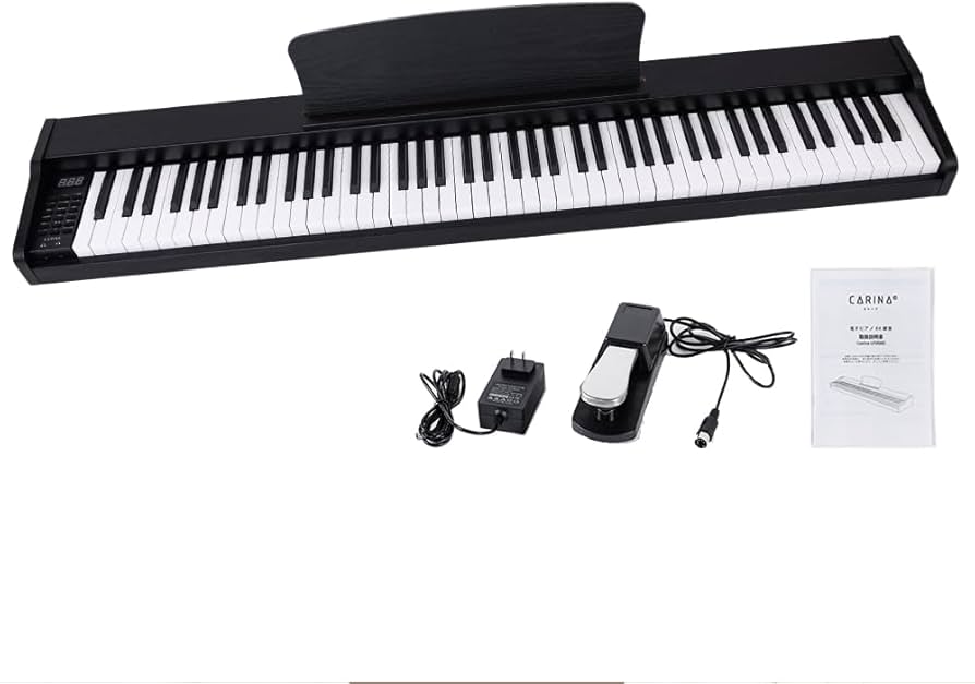 Amazon | Carina 電子ピアノ 88鍵盤 キーボード 木製デザイン MIDI対応