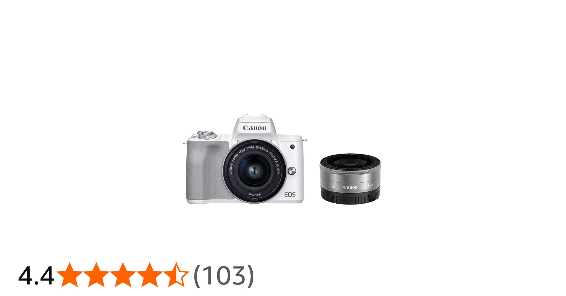 Amazon | Canon ミラーレス一眼カメラ EOS Kiss M2 ダブルレンズキット