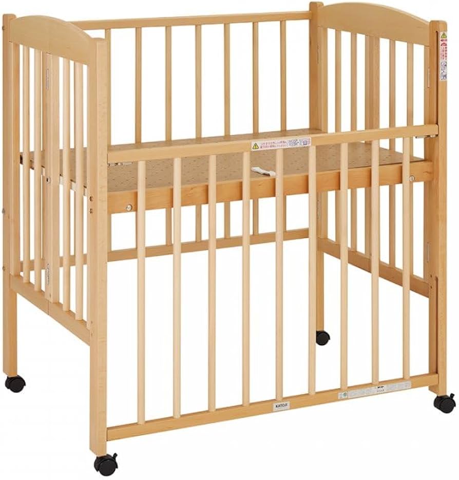 Amazon.co.jp: カトージ ベビーベッド ミニサイズ 折りたたみ 日本製
