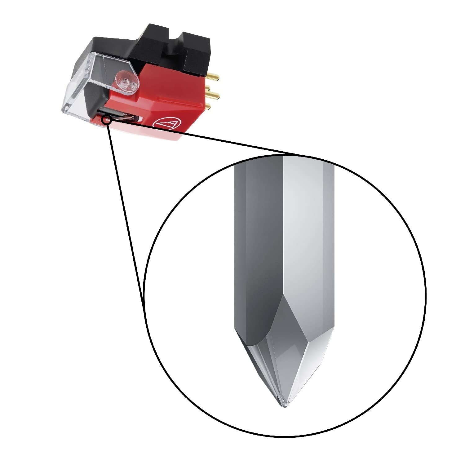 Amazon.co.jp: オーディオテクニカ VM型 ステレオカートリッジ VM540ML