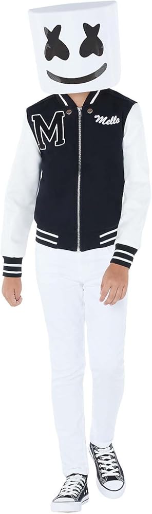 Amazon.com: Spirit Halloween Kids Marshmello Jacket, Boys, Size