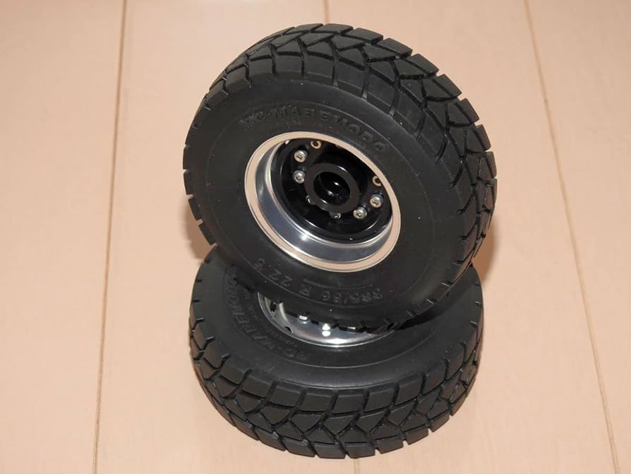 タミヤ 1/14 トレーラー 30mmタイヤ ワイドホイール 2個セット B