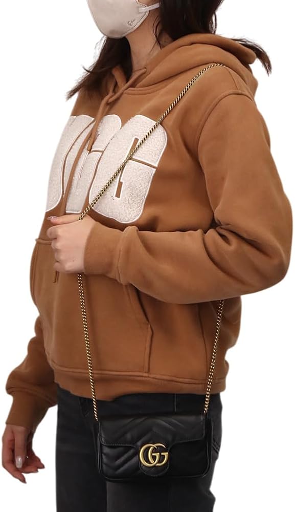 Amazon | [グッチ] ショルダーバッグレディース GGマーモント レザー