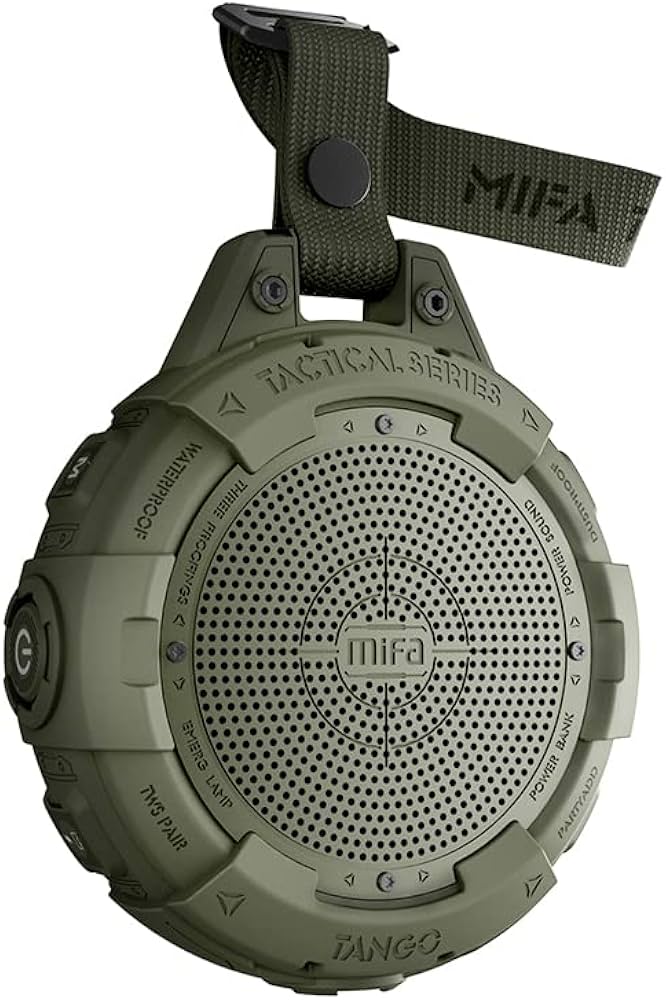 MIFA Tango Portable Bluetooth Speaker with Flashlight, IP67