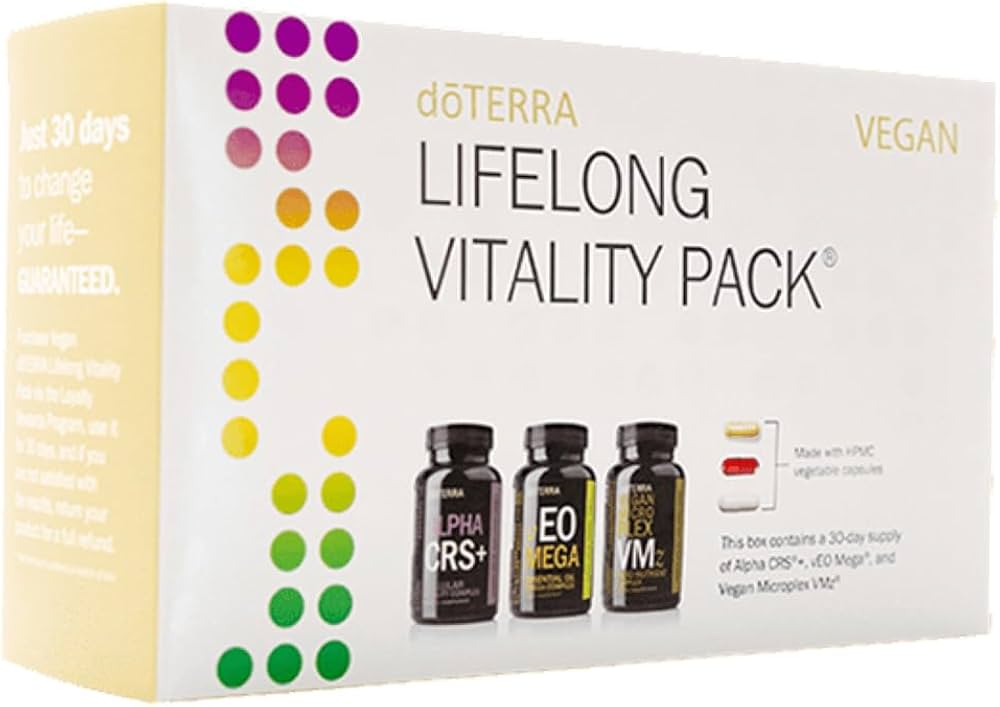 Amazon.com: doTERRA Lifelong Vitality Pack (Vegan) : Health