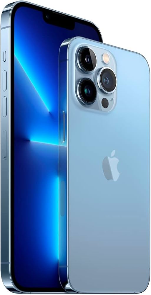 Apple iPhone 13 Pro Max, 256GB, Sierra Blue - Unlocked (Renewed