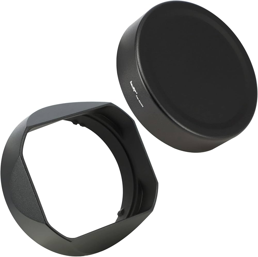 Amazon.co.jp: Haoge Bayonet Square Metal Lens Hood Shade with Cap