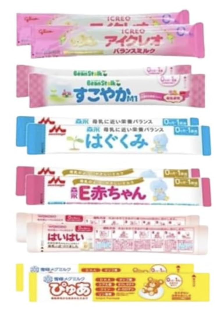 Amazon.co.jp: 【お試しセット】赤ちゃん用 粉ミルク 6種類 合計12本