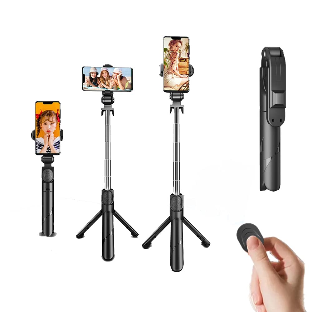 Amazon | 自撮り棒 三脚付き セルカ棒 Bluetooth リモコン付き スマホ