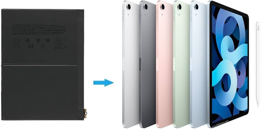 Amazon.com: TTIMORE A2288 Replacement Battery for iPad Air 4 A2072