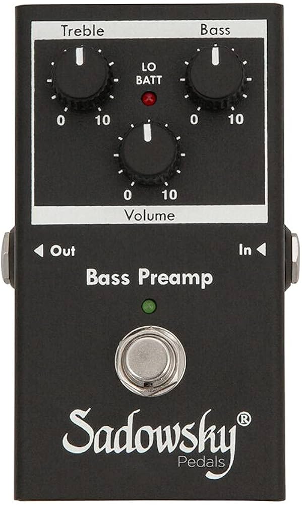 Amazon.com: Base Preamp/EQ Effect Pedal SAC PED SBP 2 V2 : Musical