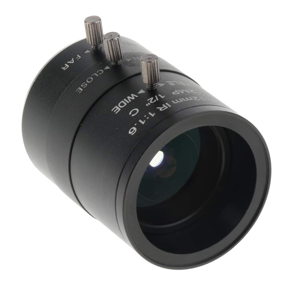 Amazon.co.jp: 4-12mm 可変焦点 アイリスレンズ 1/2インチ F1.6 C