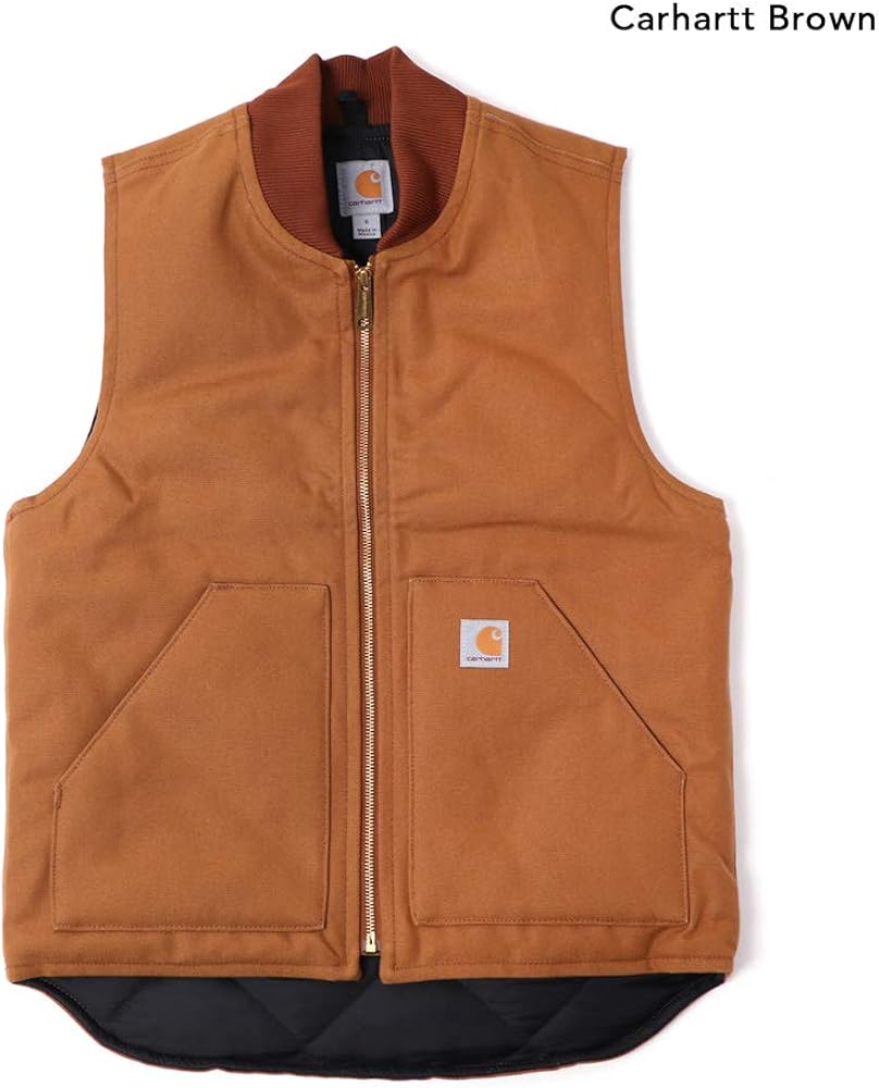 Amazon.co.jp: [カーハート] V01 ダック ワークベスト ブラック XL