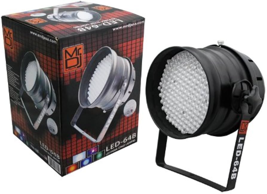 Amazon.co.jp: Mr. Dj LED-64 DMX 6チャンネル調光/ストロボ自動点灯