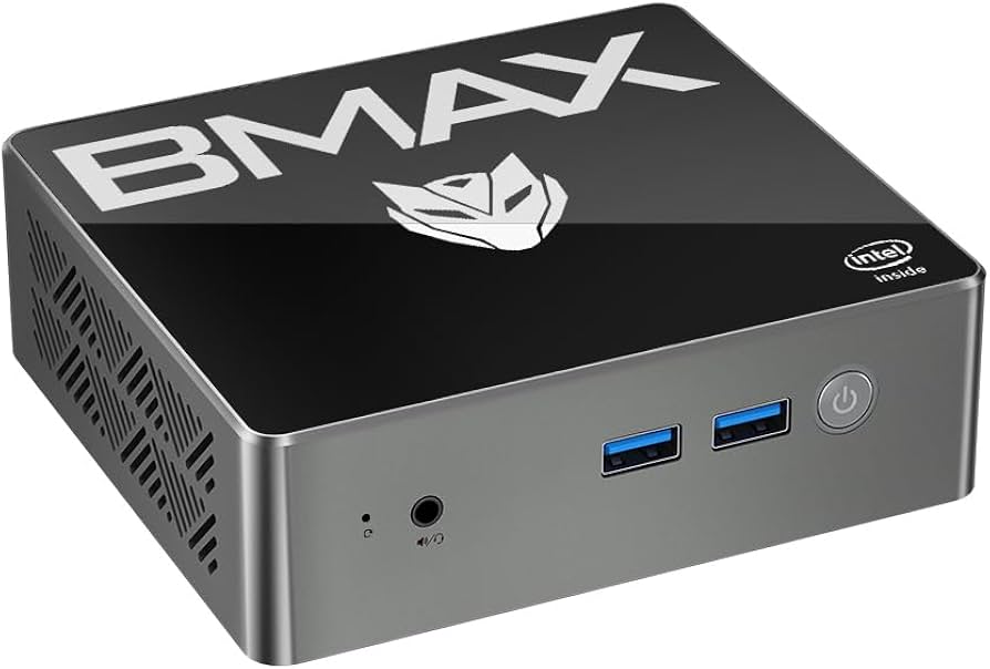 Bmax Mini PC B4 Pro 16GB DDR4 RAM 512GB SSD, Intel N97 de 12ª