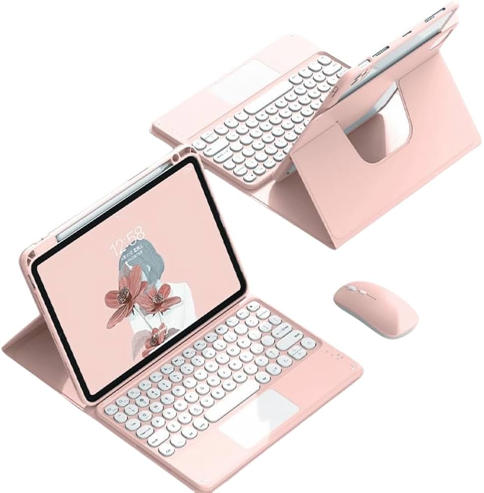 Amazon | マウス付き 2025 iPad A16 第11世代 キーボード ケース 縦&横