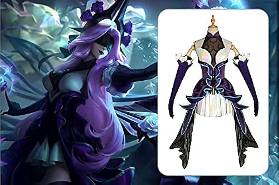 Amazon.co.jp: longmucos LOL Syndra コスプレ衣装 リーグ・オブ
