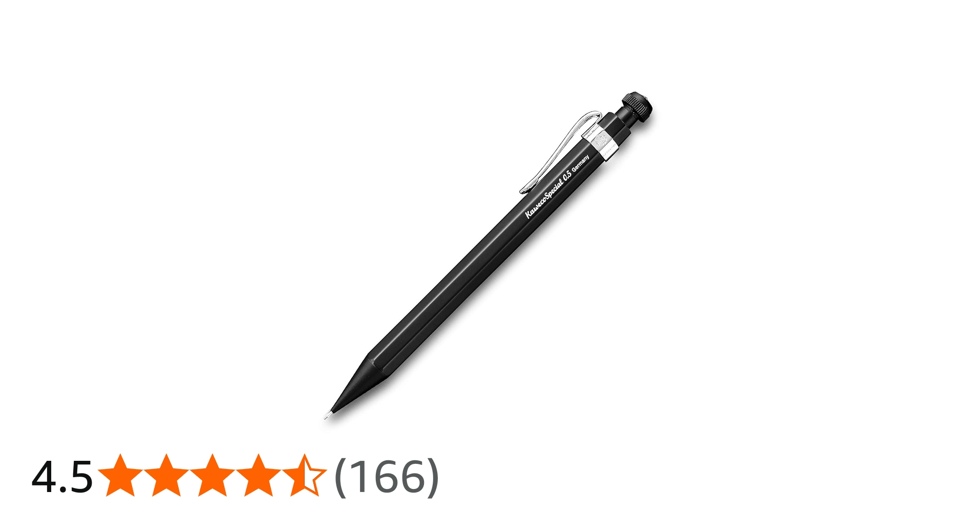 Amazon.co.jp: カヴェコ スペシャル ペンシル ブラック クリップ付 0.5