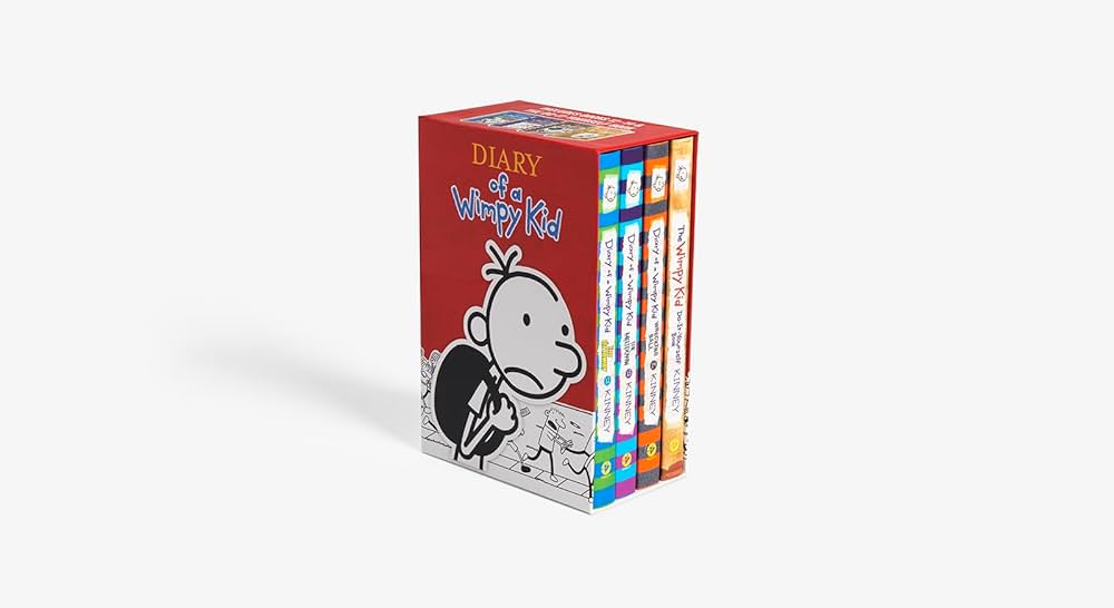 Diary of a Wimpy Kid Box of Books 12-14 Plus The Wimpy Kid Do-It