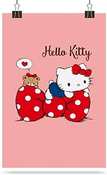 Amazon.co.jp: ハローキティ ポスター 絵画 インテリア 壁紙用 壁紙