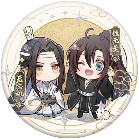 Amazon.co.jp: 魔道祖師 グッズ 魔道祖師 缶バッジ バッジセット 金属