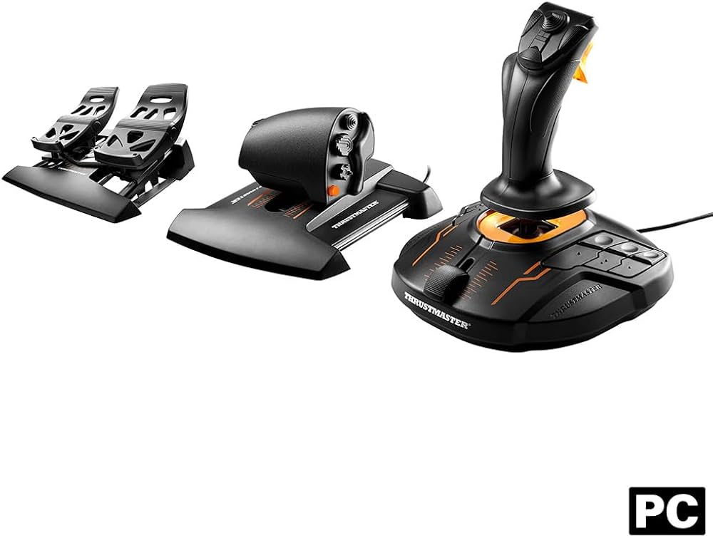 ThrustMaster T.16000M FCS Flight Pack Joystick Mac,PC Black