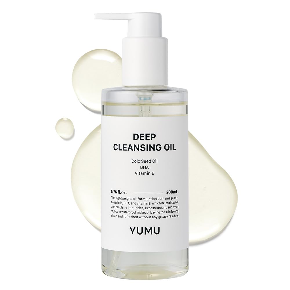 Amazon.com: YUMU Coix Seed Deep Pore Cleansing Oil, Vitamin E, BHA