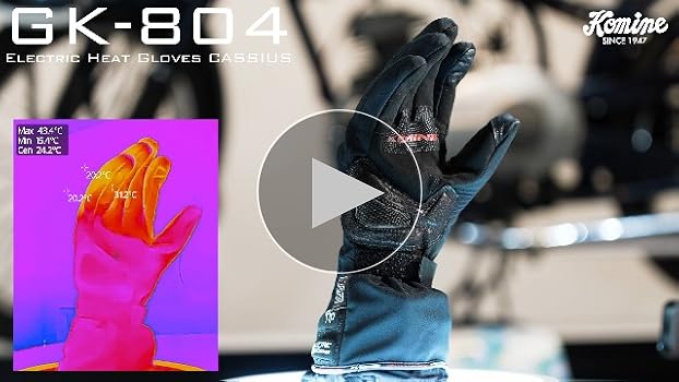 Amazon | コミネ(KOMINE) バイク用 グローブ 7.4V電熱グローブ用 充電