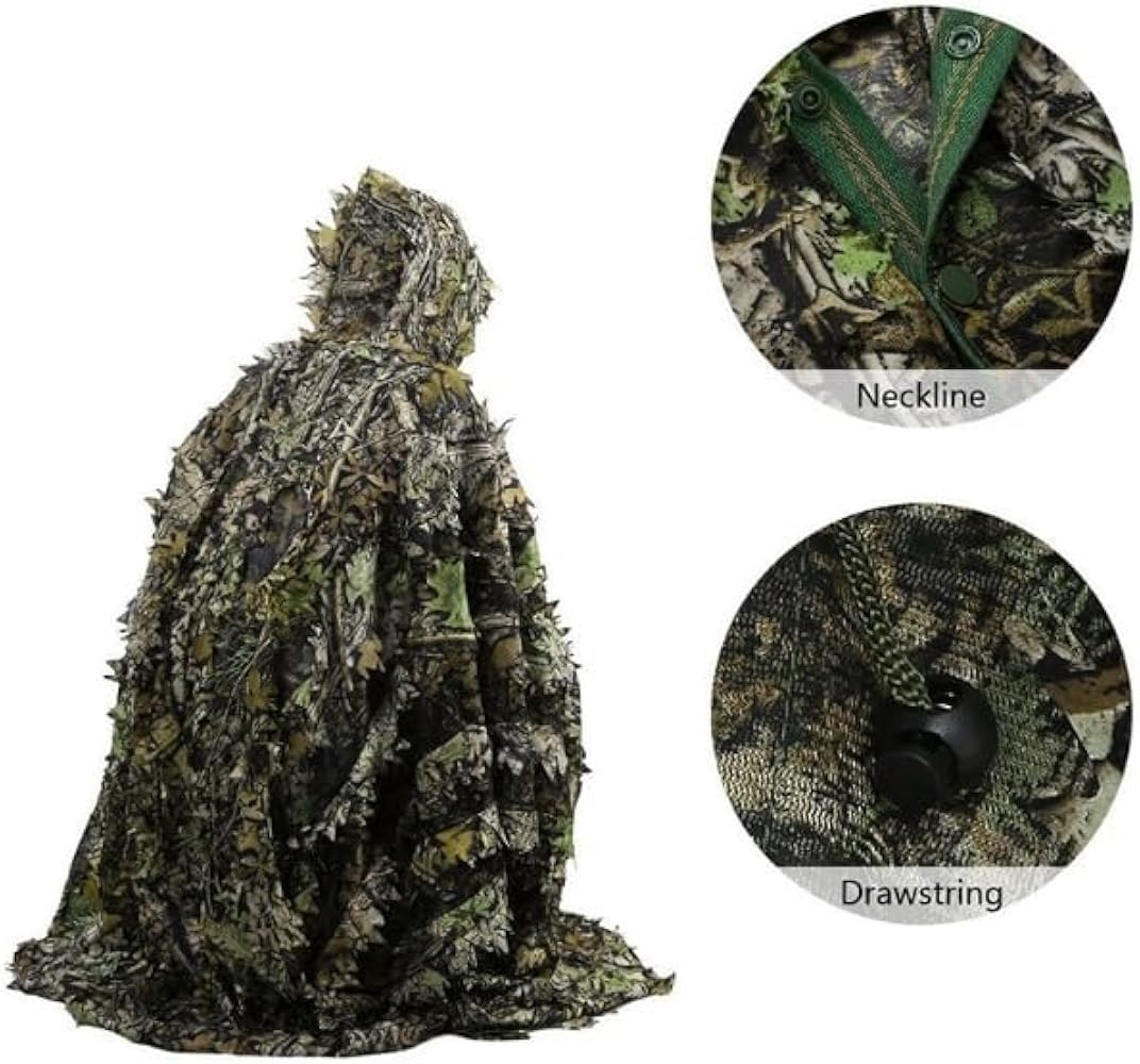 Amazon.co.jp: 3D通気性マント迷彩、2024年新3Dバイオニックサーマル