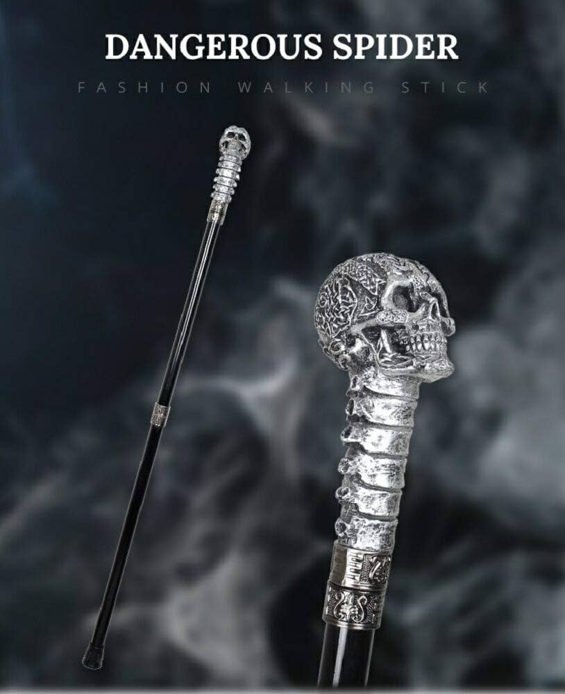 Amazon | 杖 魔王 ドクロ スカル 悪魔 デビル 骨 頭蓋骨 つえ ステッキ