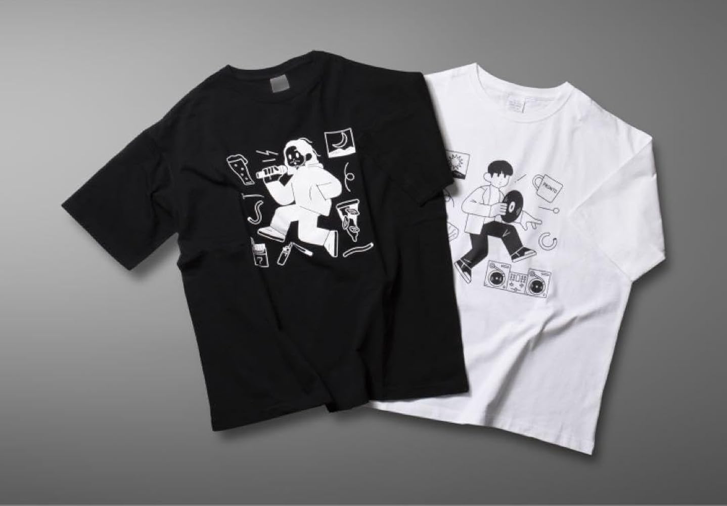 Amazon | プロント 35周年記念 限定品 Creepy nuts DJ松永 Tシャツ L