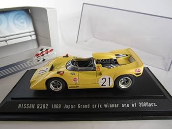 Amazon | エブロ 43532 1/43 ニッサン R382 1969年日本GP優勝 №21 黒沢