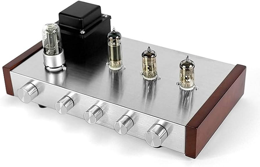 Amazon | 4IN1OUT 12AX7 6P1 6Z5P 真空管 プリアンプ オーディオ
