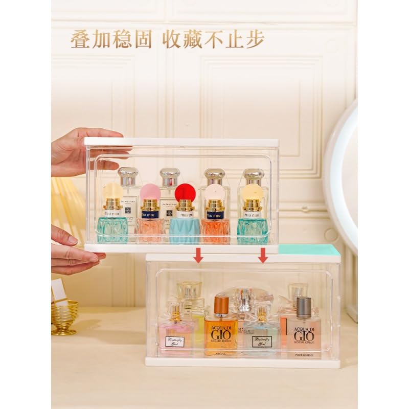 Amazon.co.jp: LIVIA香水収納箱 香水ホルダー 透明 防水防塵 香水