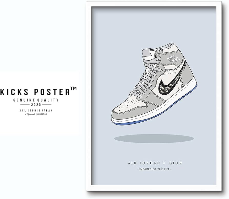 Amazon.co.jp: ノーブランド品 エアジョーダン1ハイ ディオール Air