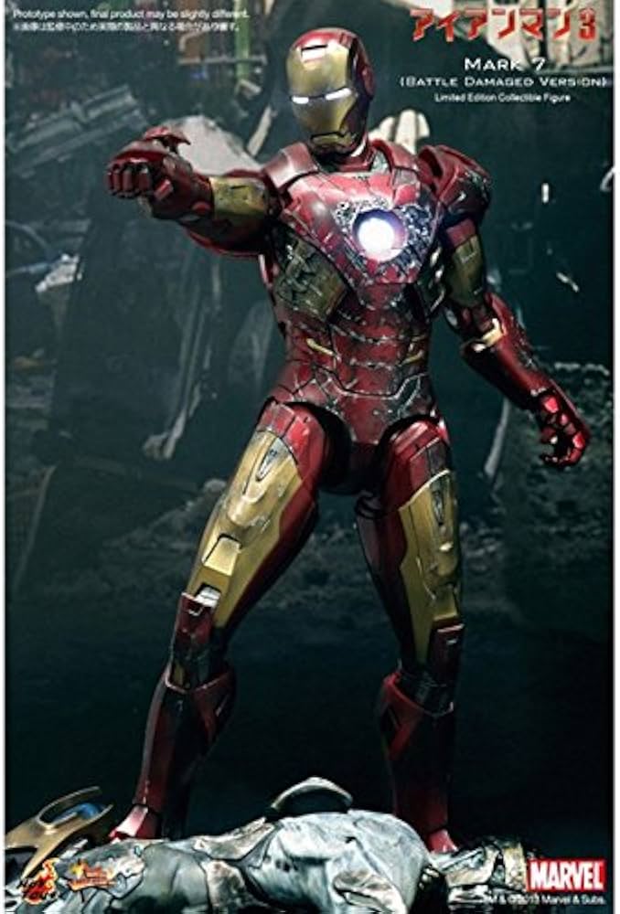 Amazon.com: Hot Toys The Avengers Iron Man Mark VII [Battle