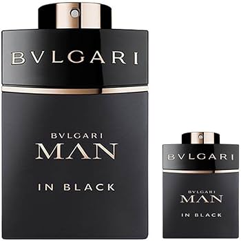 Amazon.com : BVLGARI 2 Piece Man In Black Eau De Perfume Set, 3.4