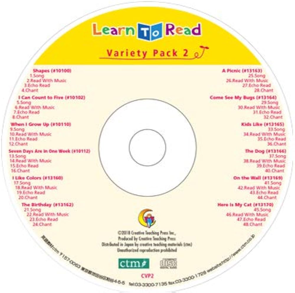 CTP Learn to Read Variety Pack 2 絵本12冊＋CD1枚 + 日本語解説書