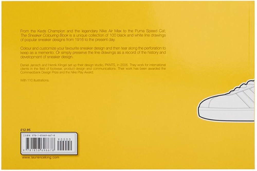 Amazon.com: The Sneaker Coloring Book: 9781856696678: Klingel