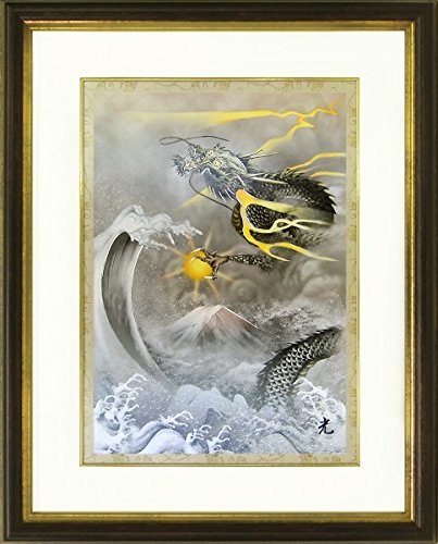 Amazon.co.jp: 北光修『昇龍』彫金パネル 動物画 竜 辰 風水 吉祥開運