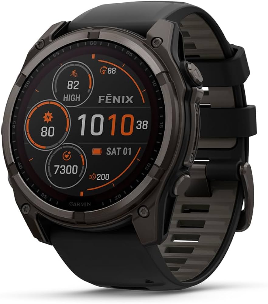 Amazon.com: Garmin fēnix® 8 – 51 mm, Solar, Sapphire, Premium