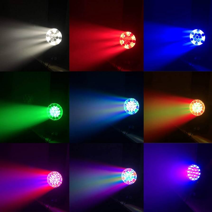 Amazon.co.jp : IMRELAX 15W×19個 RGBW 4in1 LEDs ムービングライト